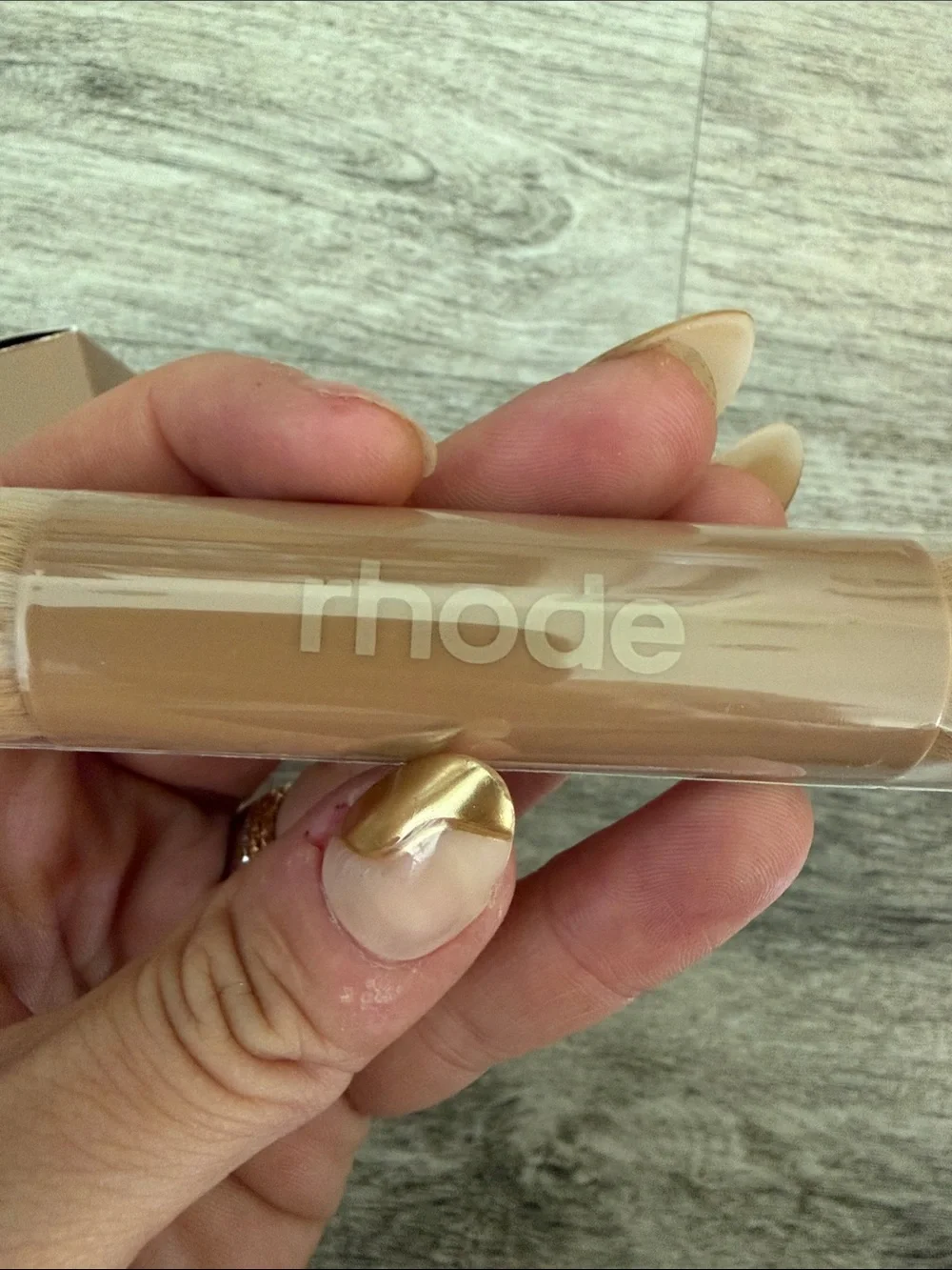 RHODE Beige Pocket Foundation Brush